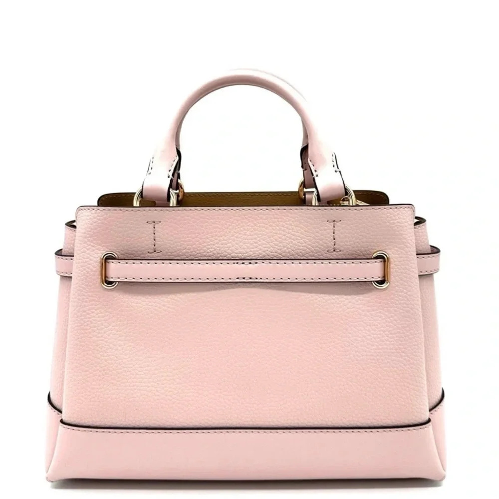 Michael Kors Reed Small Satchel Crossbody Bag Powder Blush (NWT) - Picture 5 of 13